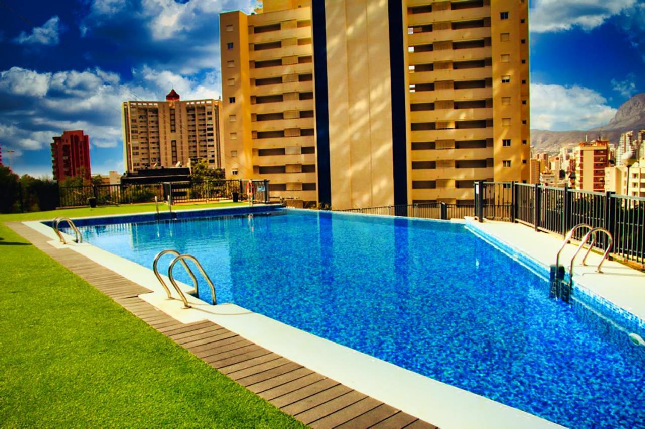 Beautiful Apartment Near Beach With Panoramic Sea-View Benidorm Exterior photo