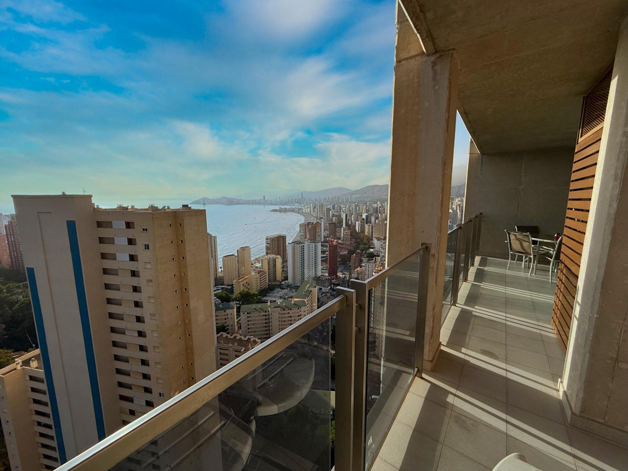 Beautiful Apartment Near Beach With Panoramic Sea-View Benidorm Exterior photo